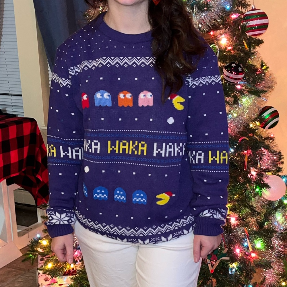 Pac man Christmas sweater